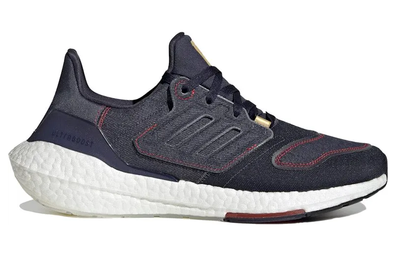 adidas Ultra Boost 22 Denim Shadow Navy Vivid Red (GX9146)