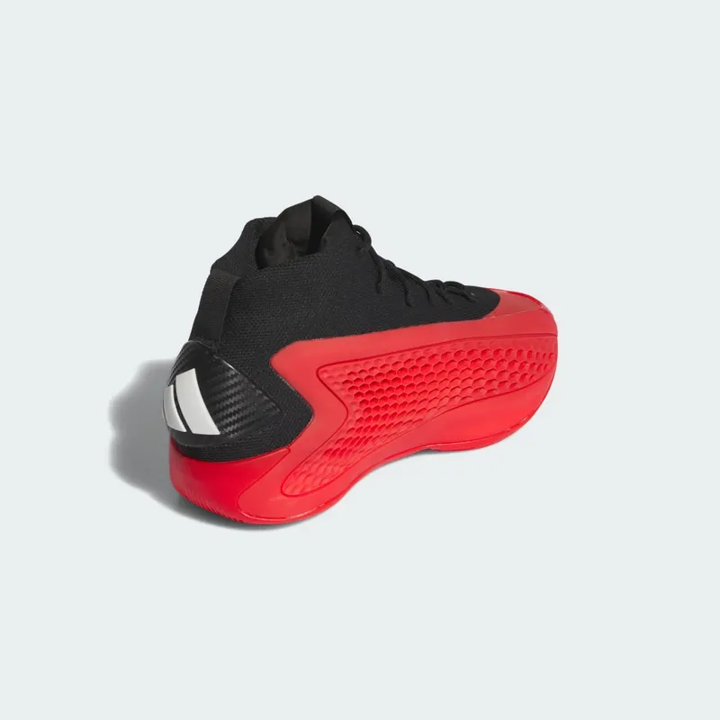 Adidas Anthony Edwards 1 Mid Basketball Core Black / Red / Cloud White (IG6669)