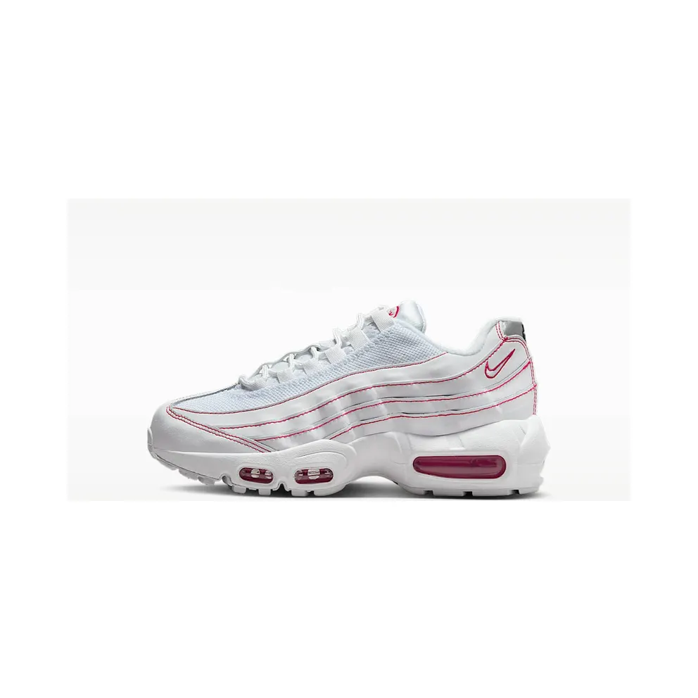 Nike Air Max 95 Recraft Candy Cane “White / University Red / Wolf Grey” (II4053-101)