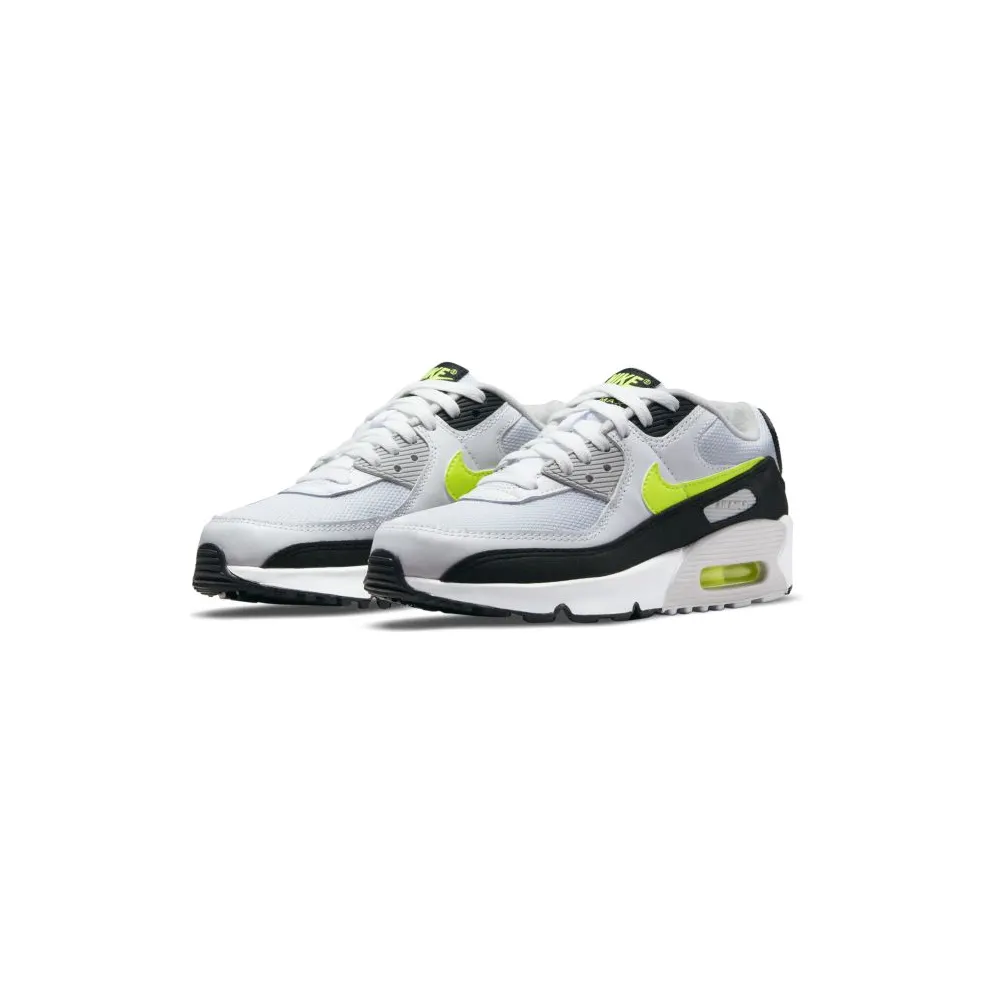 Nike Air Max 90 White Hot Lime (GS) (CD6864-109)