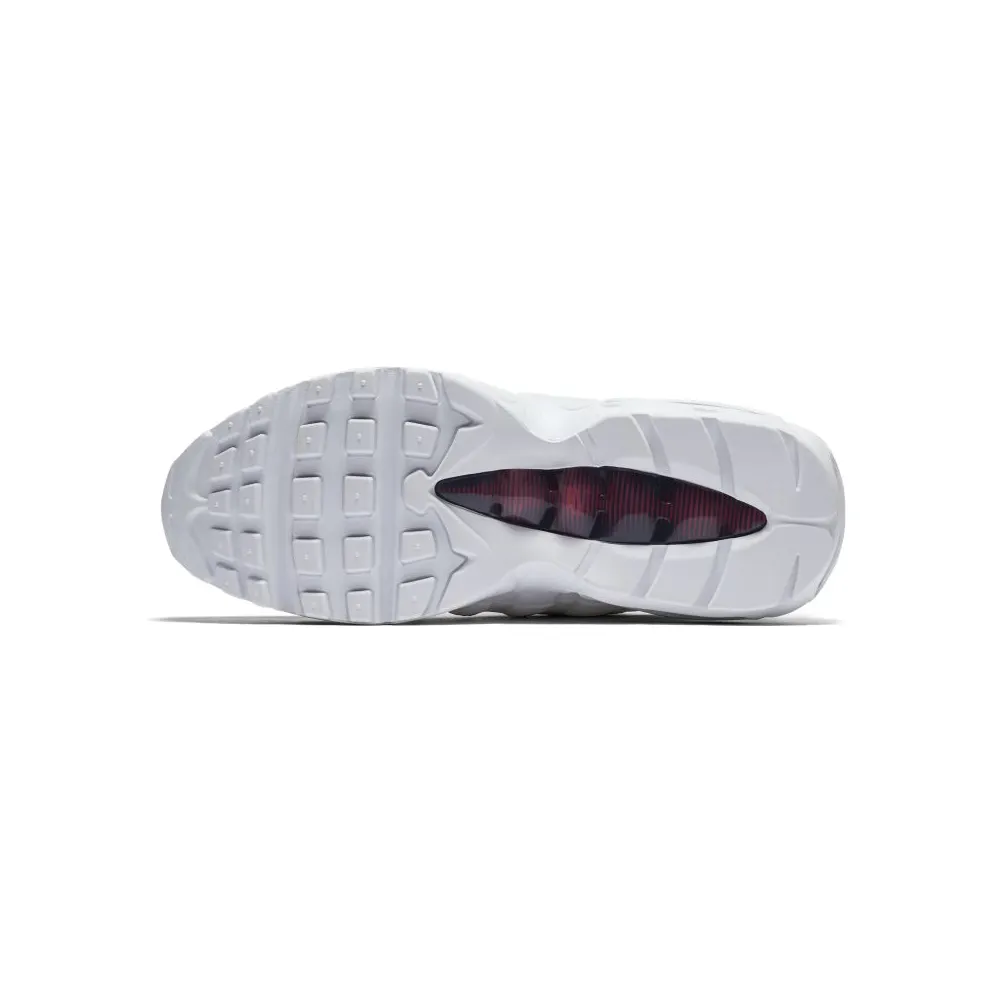 Nike Air Max 95 Satin Terry (W) White/White-Blackened Blue-Red Crush (AA1103-100)