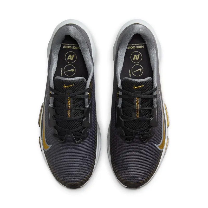 Nike Air Zoom Infinity Tour 2 Black Cool Grey Pure Platinum Infinite Gold (FD0218-003)