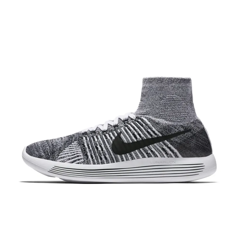 Nike Lunarepic Flyknit Oreo White/Black (818676-101)