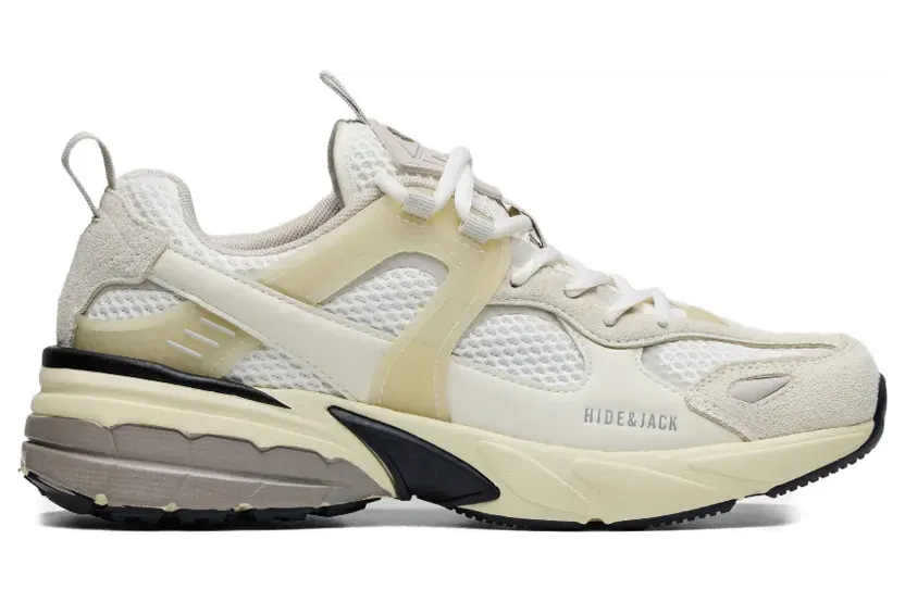 Hide&Jack Running 2000 sneakers met vlakken – Beige (ERUNNCRMCRM)
