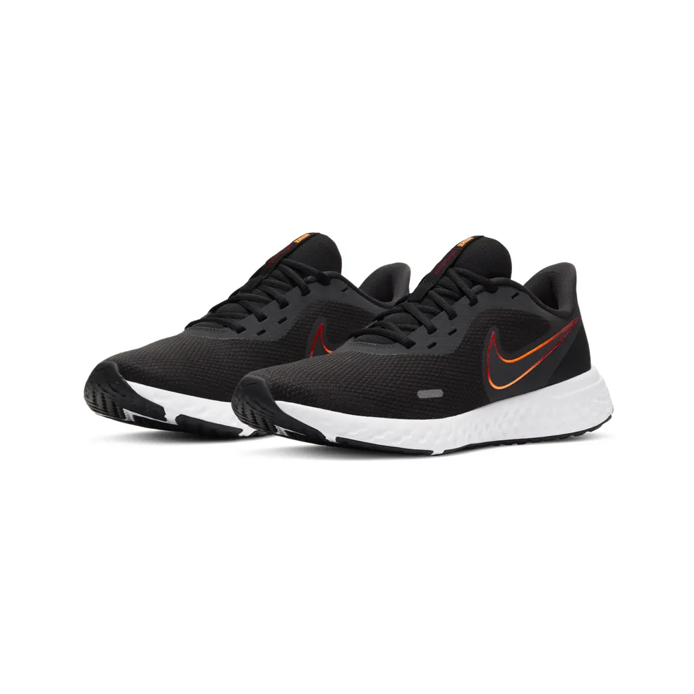 Nike Revolution 5 “Black / Total Orange / Gym Red / Dark Smoke Grey” (BQ3204-014)