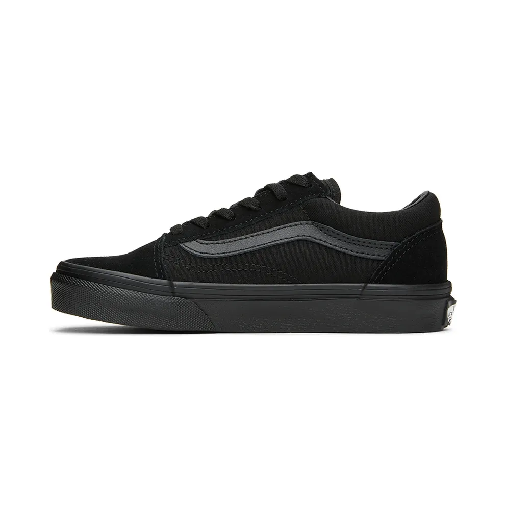 Vans Kids Black Old Skool Little Kids (VN000W9TENR1)
