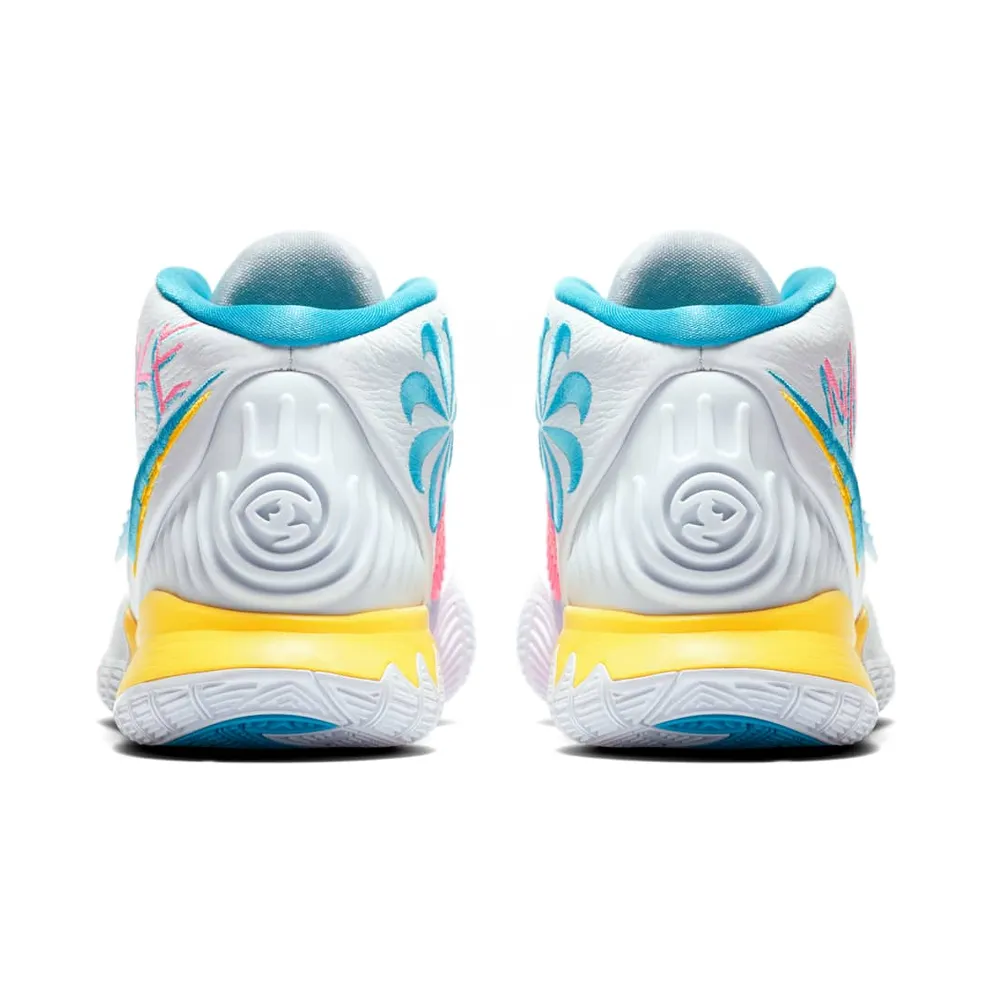 Nike Kyrie 6 90s White/Opti Yellow-Digital Pink-Blue Fury (BQ4630-101)