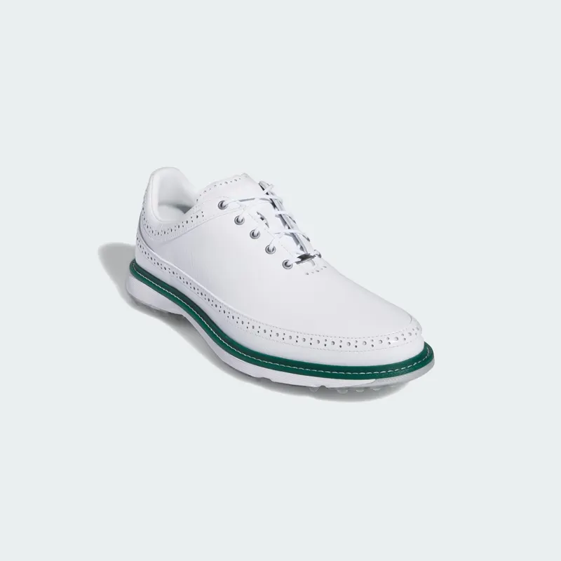 adidas MC80 Spikeless Golf Cloud White Silver Metallic Collegiate Green (IE3526)