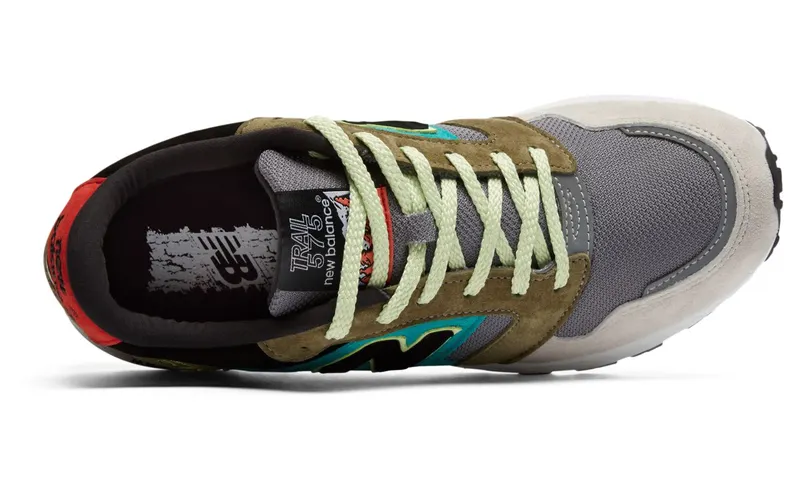 New Balance 575 Grey Green Black Grey/Green-Black (MTL575ST)