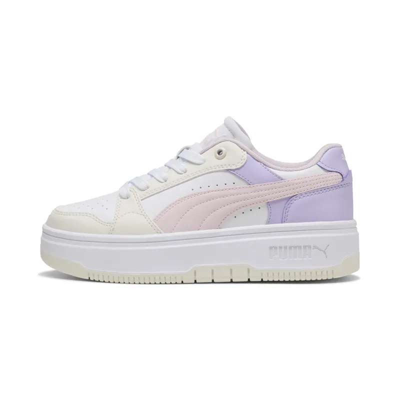 Puma Rebound Femme Low “Warm White / Powder Pink / Light Lavender” (402592_23)