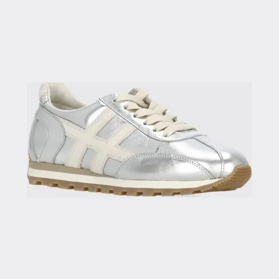 Hogan H701 Laminated Leather Sneakers Silver (HXW7010FP0CUXR0FE0)