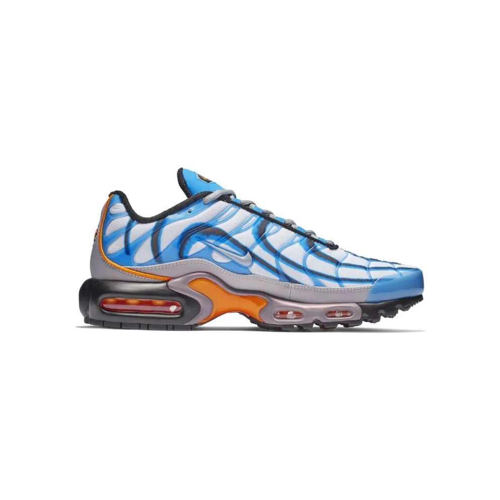 Nike Air Max Plus Deluxe Photo Blue/Wolf Grey-Orange Peel-Black-White-Metallic Silver (815994-400)