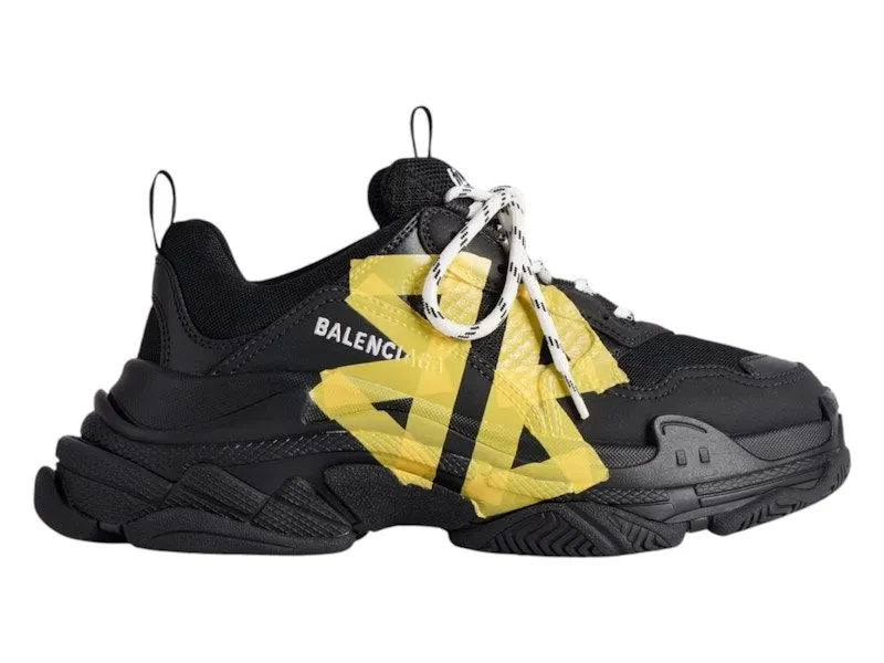 Balenciaga Triple S Tape Type Black Yellow (536737 WTRST 1070)