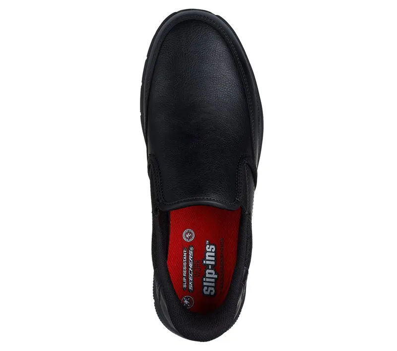 Skechers Slip-ins Work: Nampa – Broxtin Sneaker Black