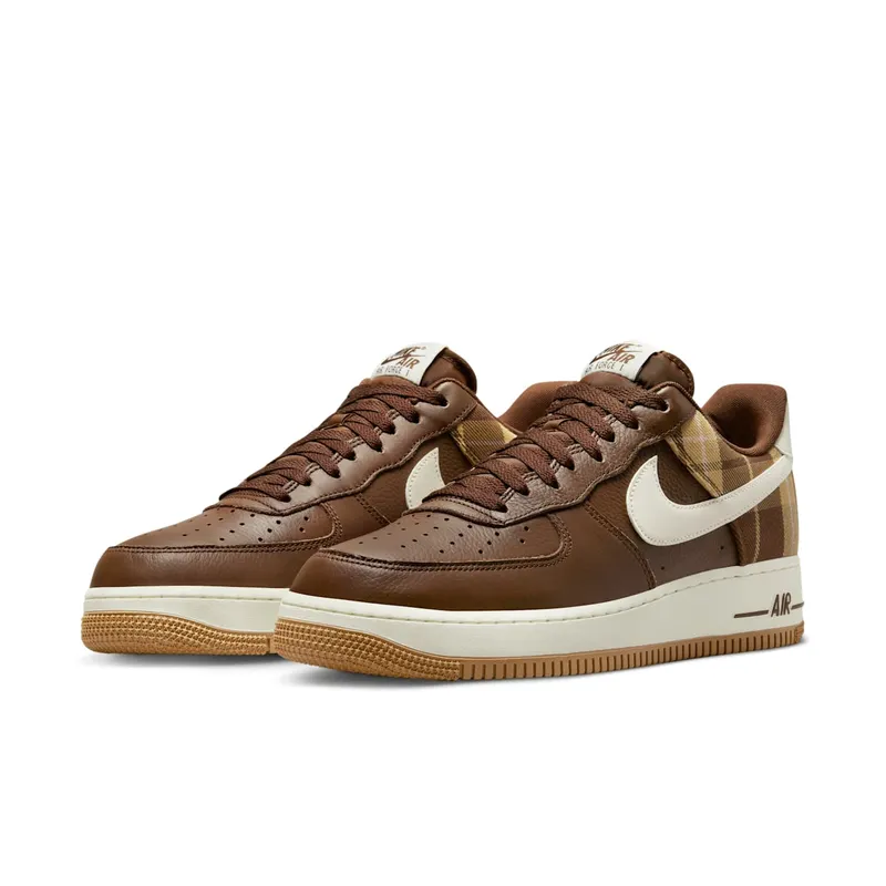 Nike Air Force 1 Low ’07 LX Brown Plaid (DV0791-200)