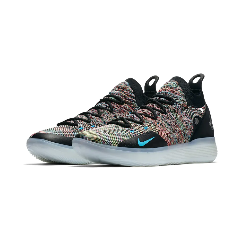 Nike KD 11 Multi-Color Black/Chlorine Blue-Persian Violet (AO2604-001/AO2605-001)
