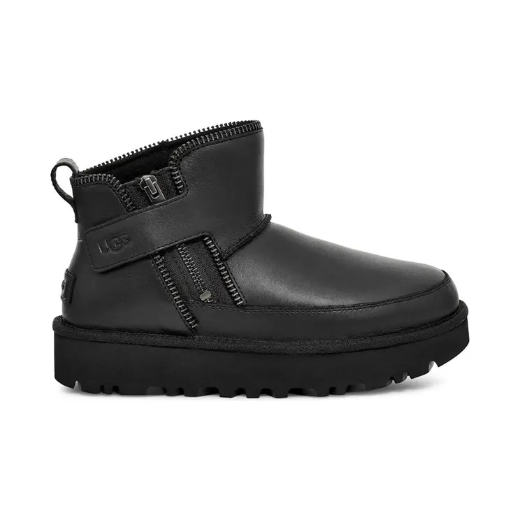 UGG Classic Mini Moto Boot Black (1164690-BLK)