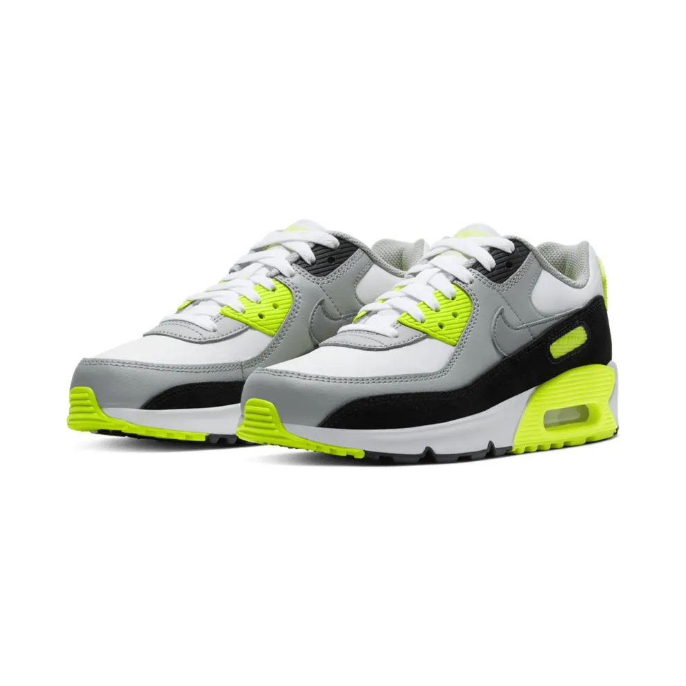 Nike Air Max 90 OG Volt 2020 (GS) White/Particle Grey-Black-Volt (CD6864-101)