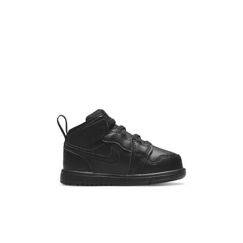 Jordan 1 Mid Baby and Toddler Black (AR6352-091)
