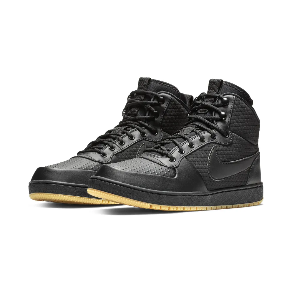 Nike Ebernon Mid Winter “Black / Gum Light Brown” (AQ8754-001)