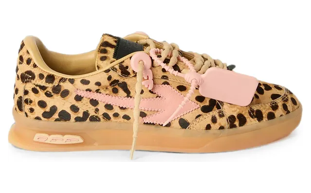 Off-white End of Play Leopard-print “Neutrals/Black” (OF05772267 BEIPK)