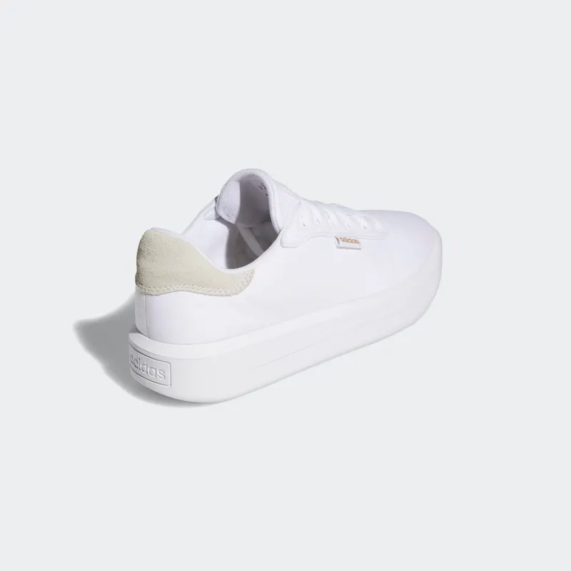 Adidas Court Platform CLN Cloud White / Gold Metallic / Core Black (GZ1689)