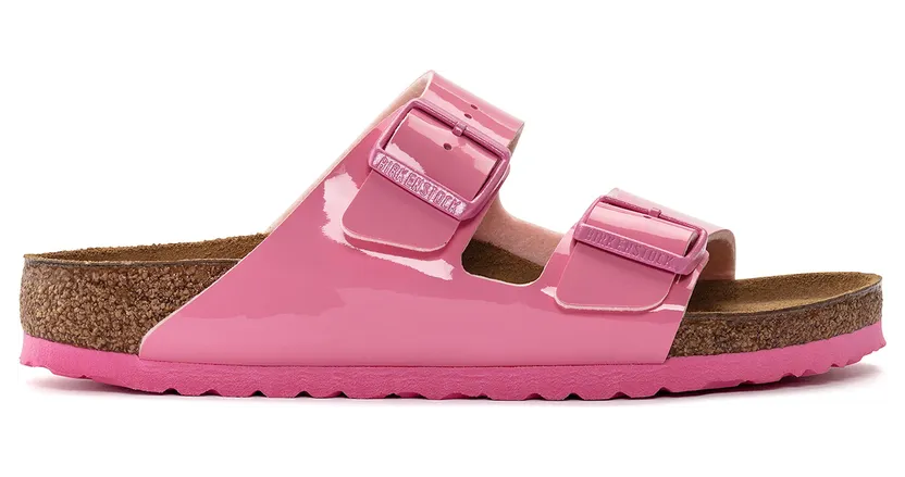 Birkenstock Arizona Birko-Flor Patent Candy Pink (Women’s) (1024104)