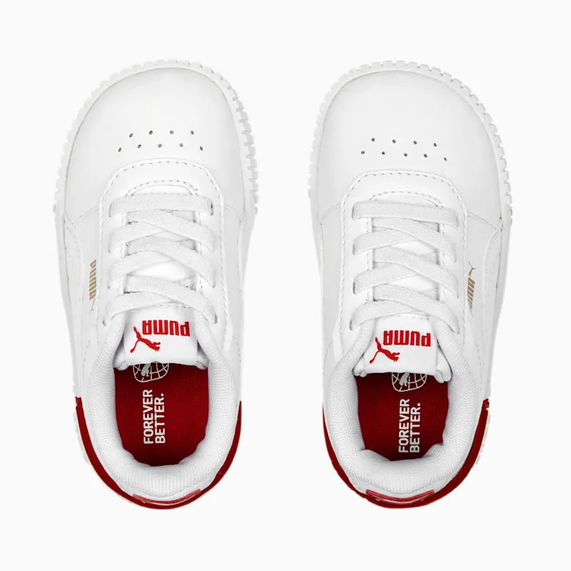 Puma Carina 2.0 Red Thread TD “White / Red” (389748-01)