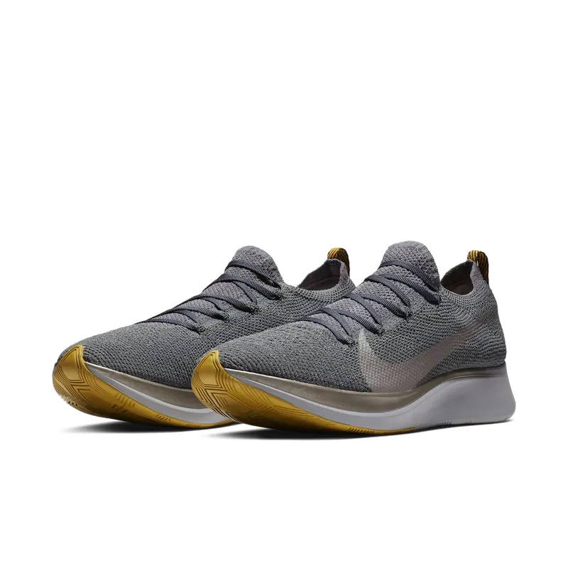 Nike Zoom Fly Flyknit Dark Grey Dark Grey Black Atmosphere Grey Metallic Pewter (AR4561-002)
