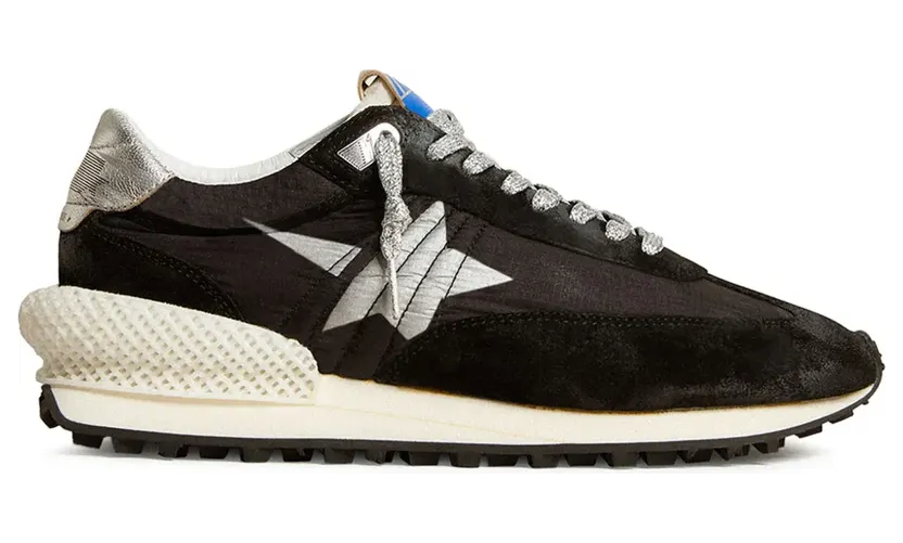 Golden Goose Marathon Sneakers mit Sternpatch – Schwarz (GMF00684F005675)