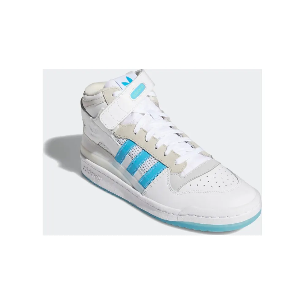 adidas Forum 84 Mid ADV Cloud White / Signal Cyan / Grey One (H01019)