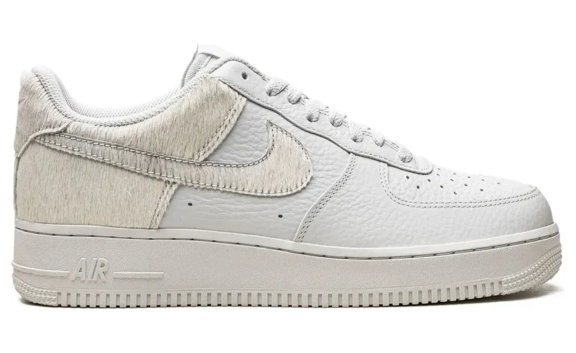 Nike Air Force 1 White Pony Hair Heel “White” (DM9088)