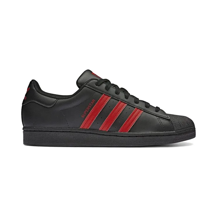 adidas Superstar Black Vivid Red (GZ3739)