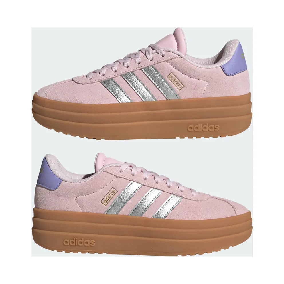 Adidas VL Court Bold Lifestyle Kids Clear Pink / Silver Metallic / Gold Metallic (JQ4556)
