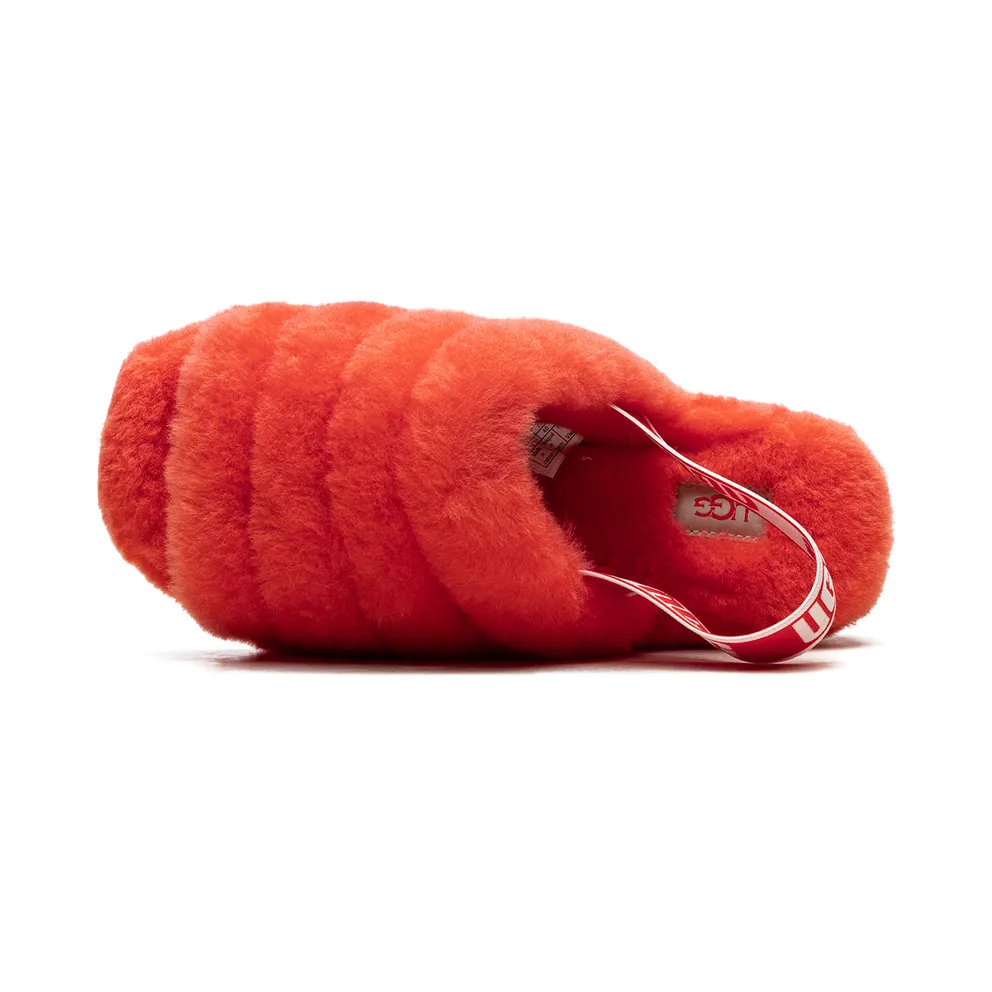 Ugg Fluff Yeah Slide “Red Currant” (1095119-RCRR)