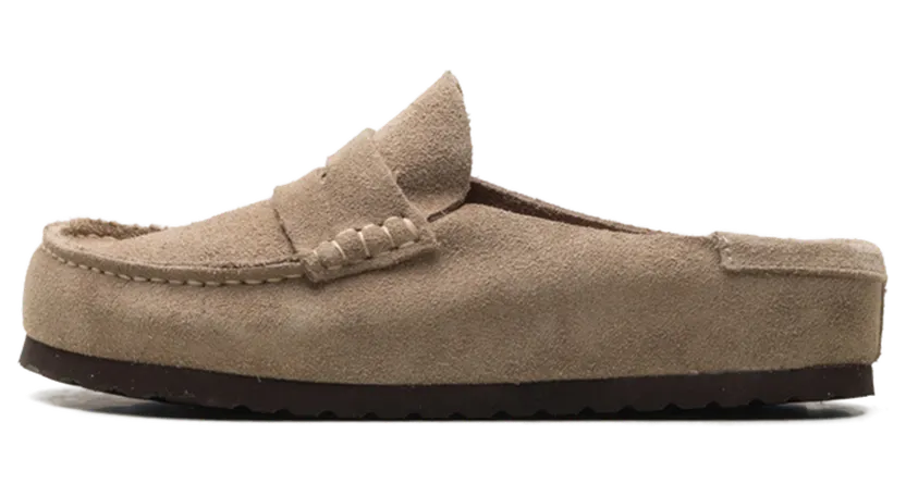 Birkenstock Naples Suede Leather Taupe Suede (1025003)
