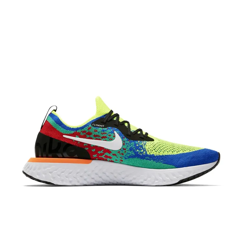 Nike Epic React Flyknit Belgium Volt/White-Racer Blue-Clear Emerald (AT0054-700)