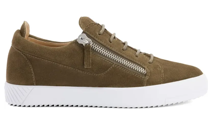 Giuseppe Zanotti Frankie Sneakers mit seitlichem Reißverschluss – Grün (RU50028H08)