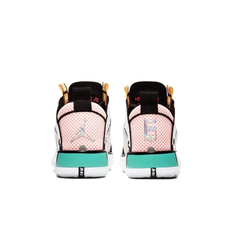 Jordan XXXIV Low Guo Ailun Pop Art (GS) White/Multi-Color (CZ7743-100)