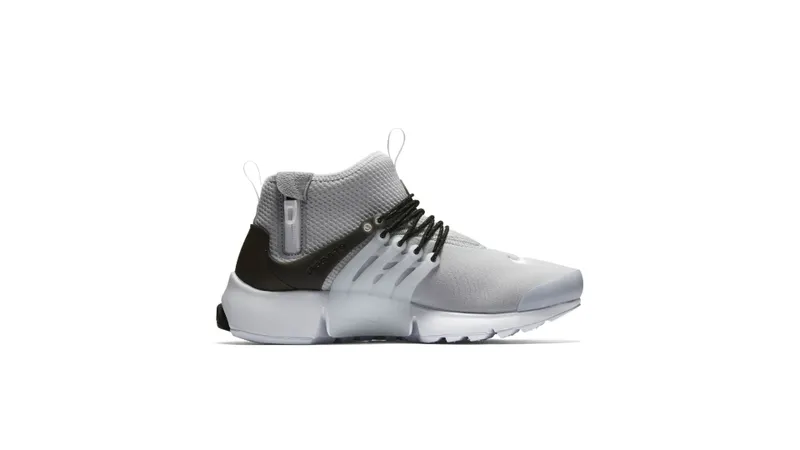 Nike Air Presto Mid Utility Wolf Grey Wolf Grey/Black-White (859524-005)