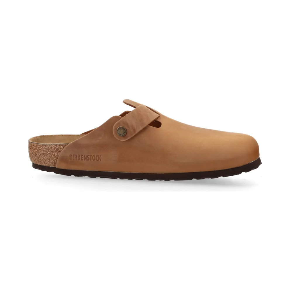 Birkenstock Boston Natural Leather Oiled “Cognac” – 1028179
