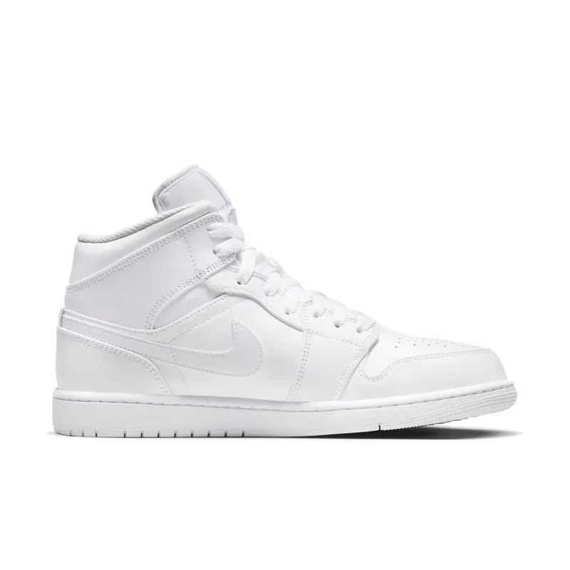 Air Jordan 1 Mid White (554724-136)