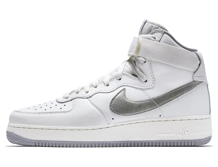 Nike Air Force 1 Hi Retro QS Summit White Wolf Grey (743546-101)