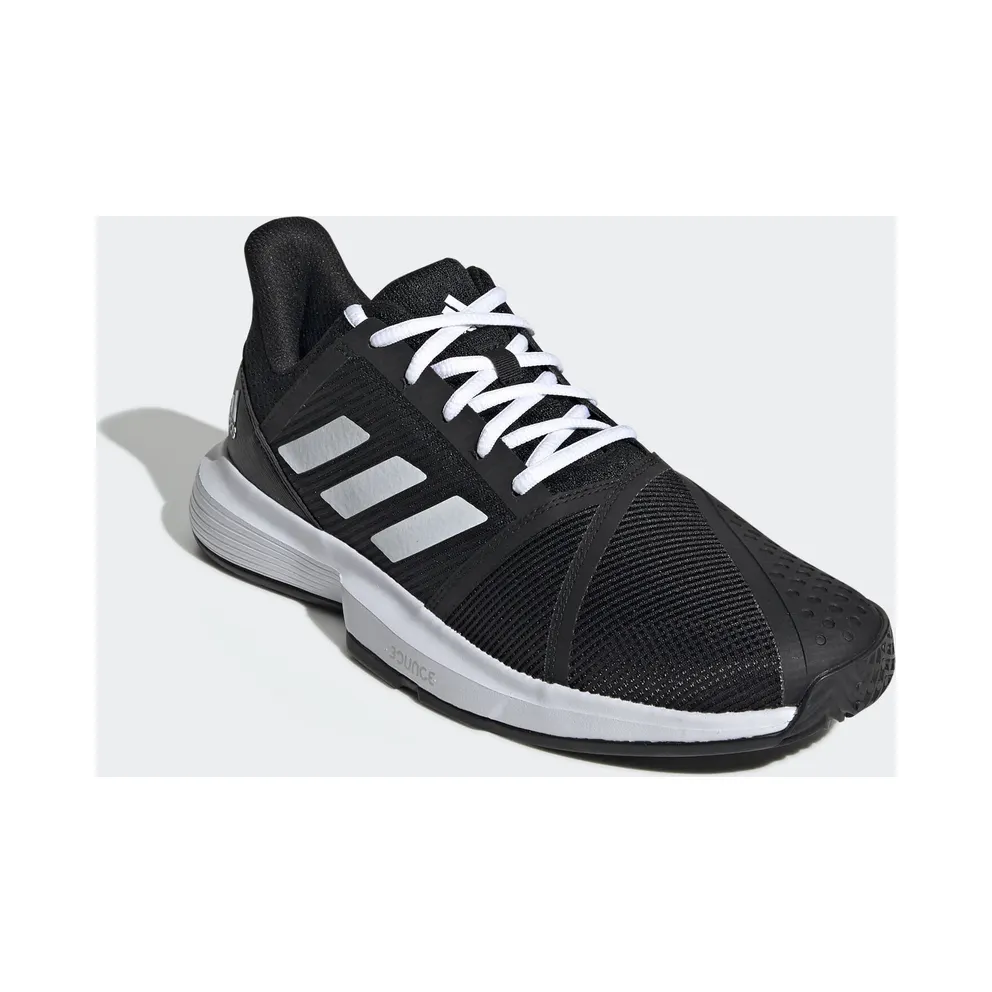 adidas Courtjam Bounce Core Black Core Black/Cloud White/Matte Silver (EG1136)