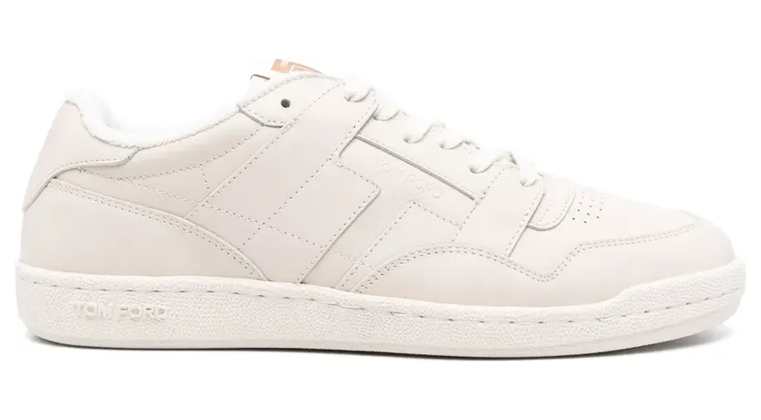 Tom Ford Leren met logo-reliëf “White” (J1446LCL219N)