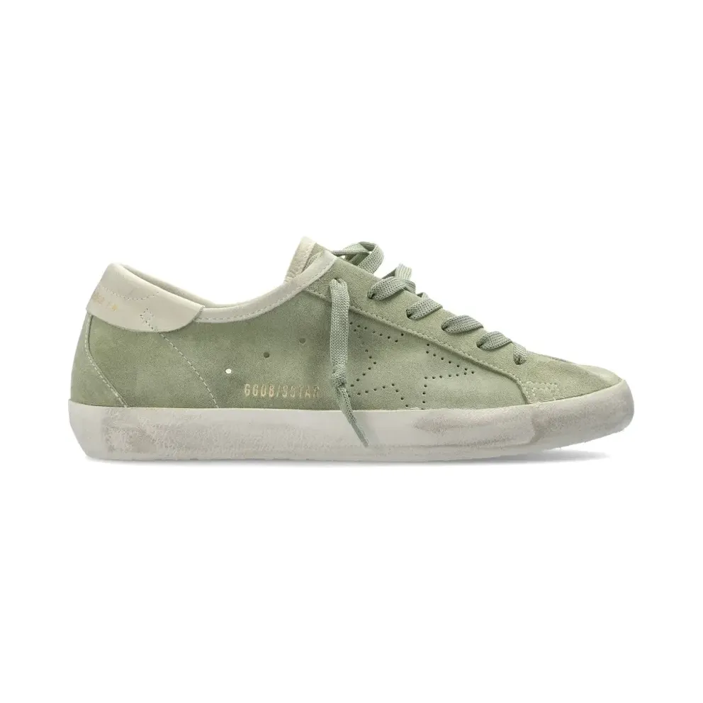 Golden Goose Super-Star aus Wildleder – Green (GWF01077F008600)