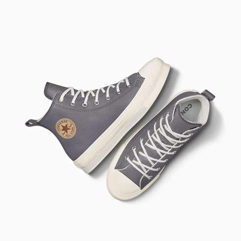 Converse Chuck Taylor All Star EVA Lift Platform Leather Sharkskin/Warm Quarry/Egret (A09259C)