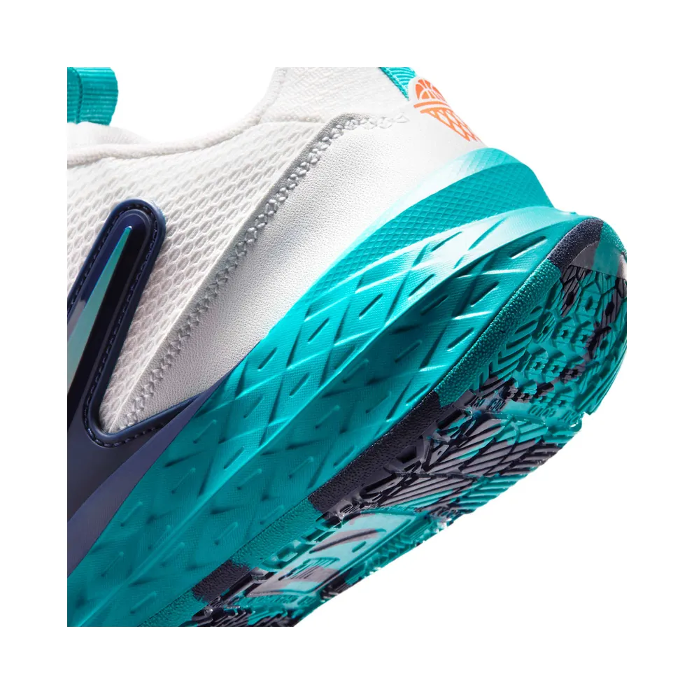 Nike Team Hustle D 12 GS ‘Summit White’ “Summit White / Energy / Midnight Navy / Safety Orange” (HF6279-107)