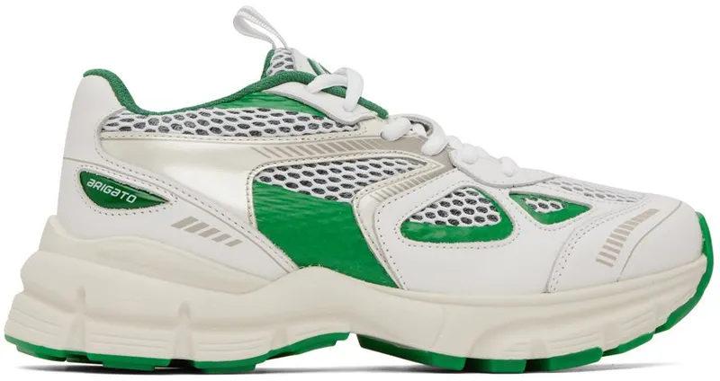 Axel Arigato White & Green Marathon White/Kale Green (F0158046)