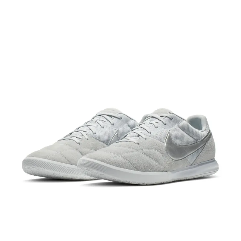 Nike Tiempo Premier II Sala IC Pure Platinum Pure Platinum White Metallic Silver (AV3153-002)